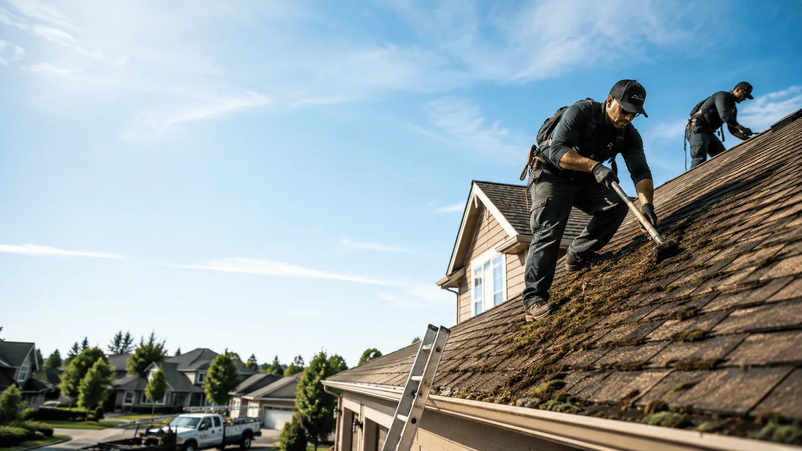 Roof Moss Removal in Vandalia, OH near me